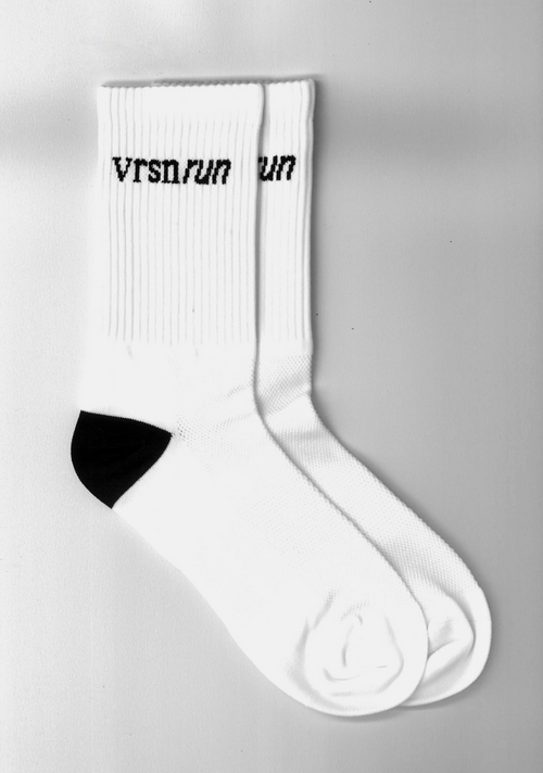 001 White Socks - The Everyday Runner